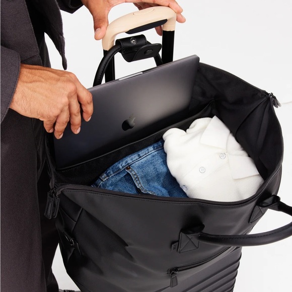 Beis premium weekender in black - Picture 3 of 9